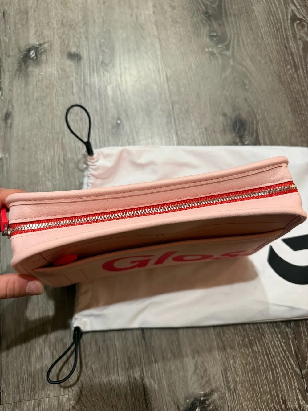 NWT Glossier beauty bag